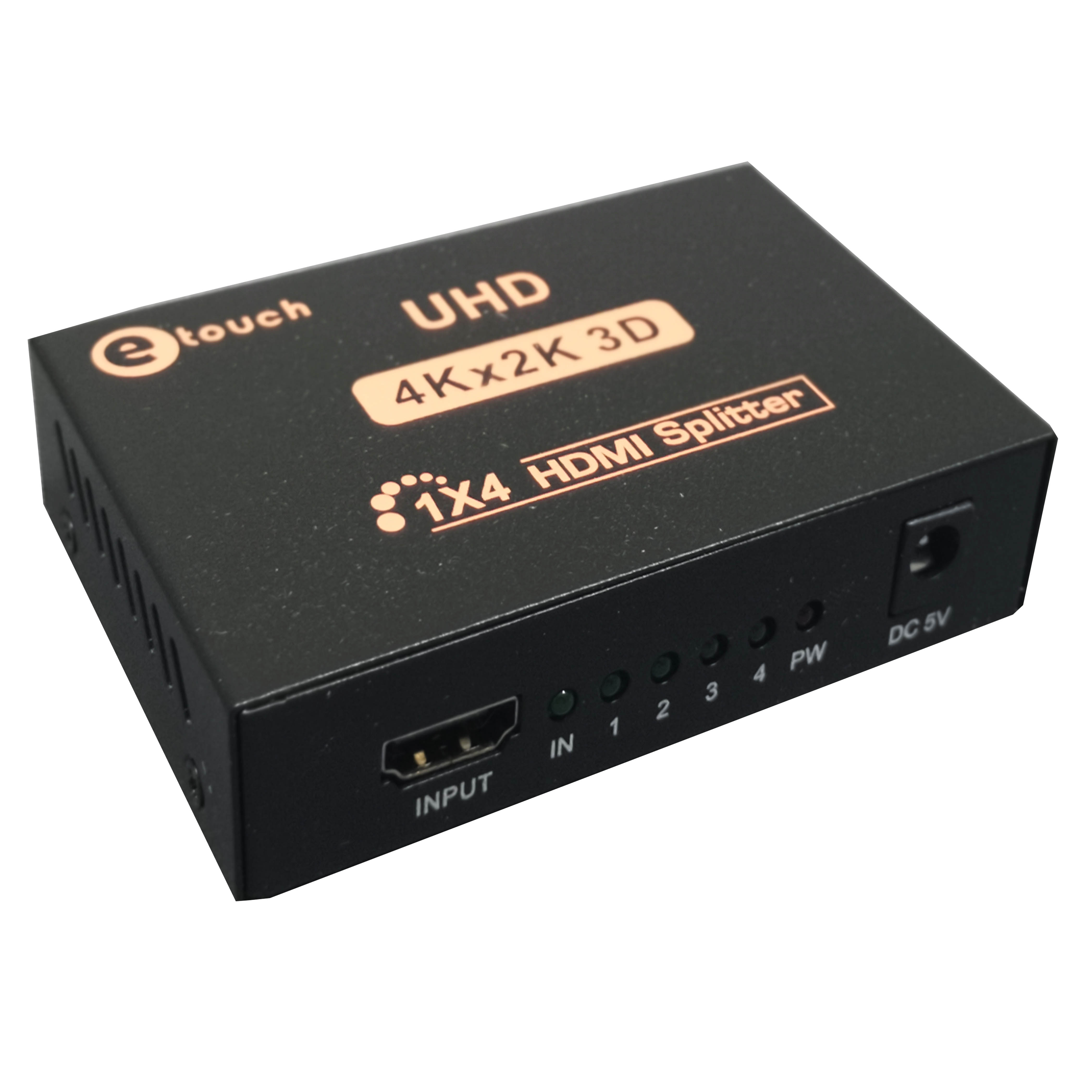 Splitter Multiplicador Hdmi 4 Cuatro Salidas Uhd 4k 3d Hdsp